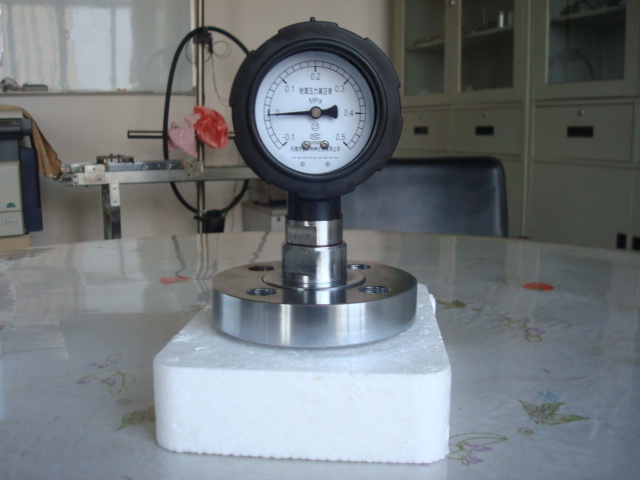 隔膜压力表正面